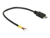 DELOCK Stromkabel USB2.0 Micro-B > 2xoffen 15cm Raspberry Pi