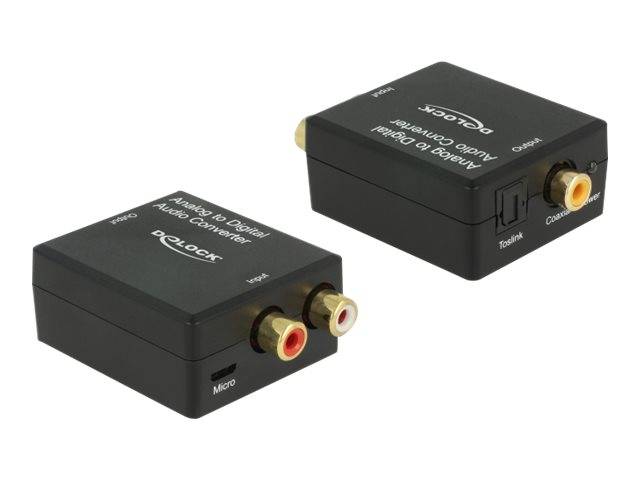 DeLOCK - Analog-Digital-Audiowandler - Schwarz