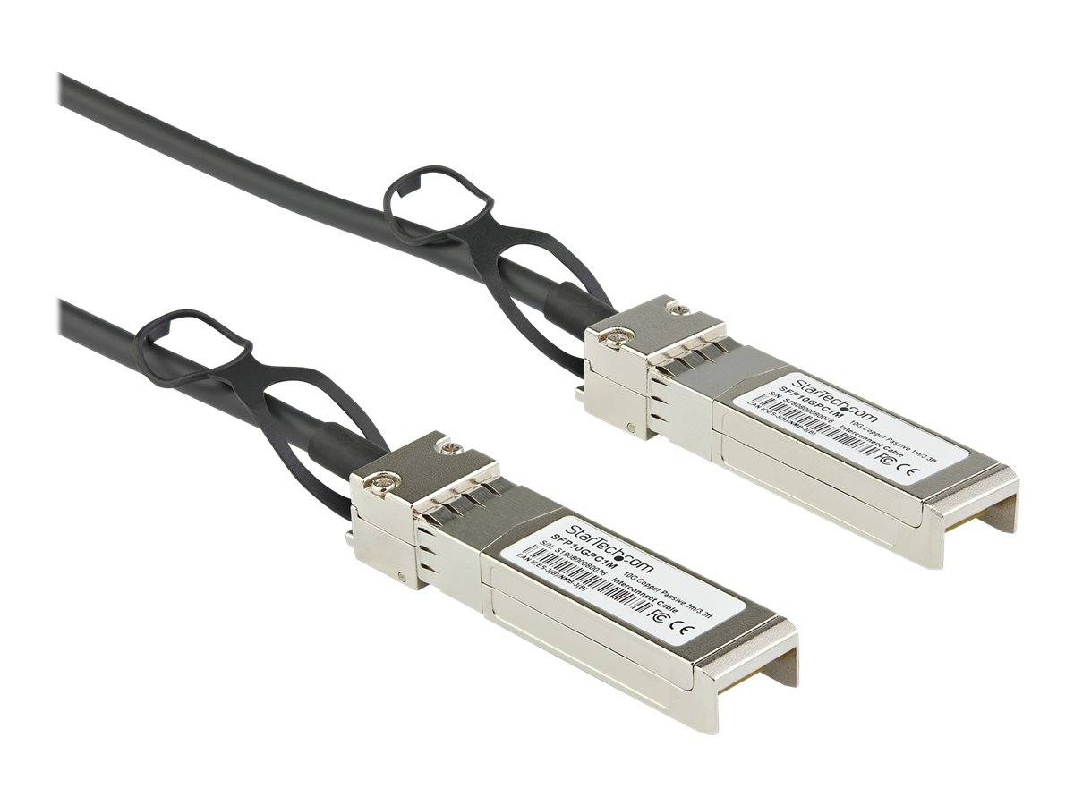 StarTech.com DACSFP10G3M SFP+ Kabel (3m, 10 GbE, Dell EMC DAC-SFP-10G-2M kompatibles SFP+ Kabel, Passives Kupfer DAC Kab