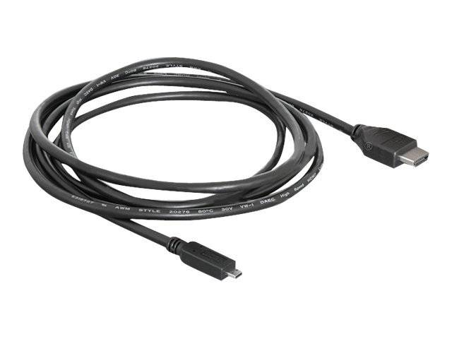 Delock - HDMI-Kabel mit Ethernet - HDMI männlich zu 19 pin micro HDMI Type D männlich