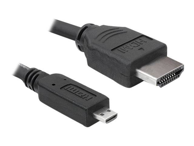 Delock - HDMI-Kabel mit Ethernet - HDMI männlich bis mikro HDMI männlich