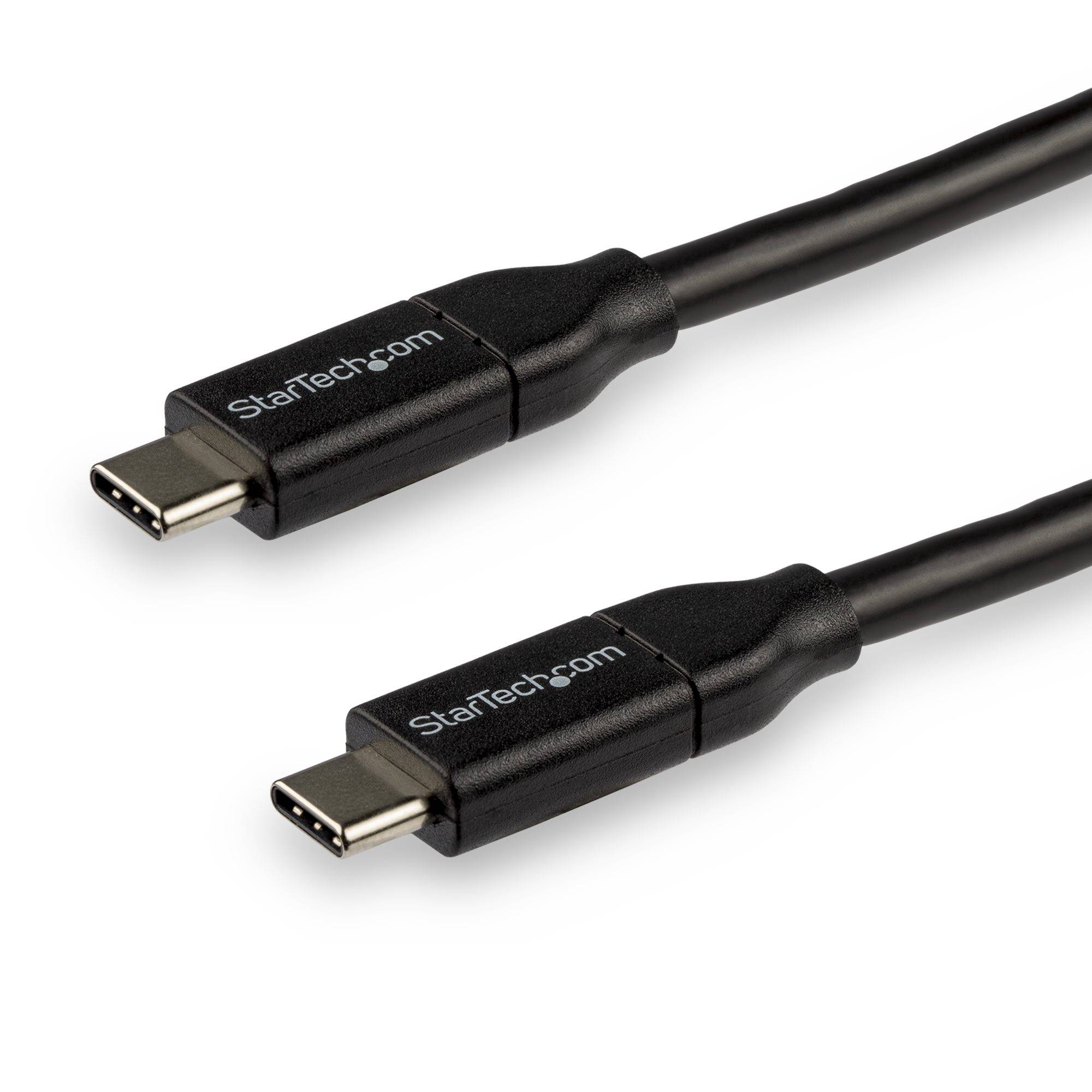 StarTech.com USB-C auf USB-C Kabel mit 5A Power Delivery - St/St - 3m - USB 2.0 - USB-IF zertifiziert - USB Typ C Kabel
