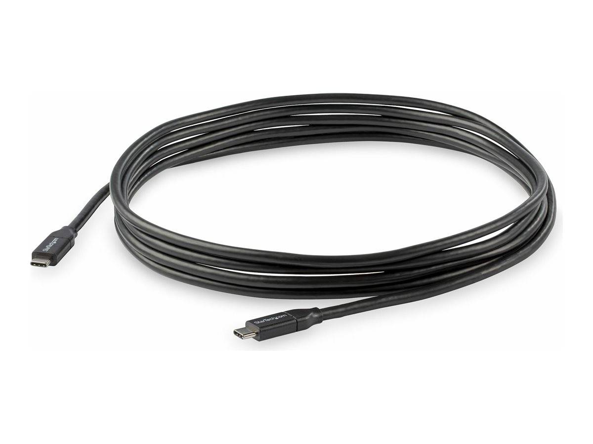 StarTech.com USB-C auf USB-C Kabel mit 5A Power Delivery - St/St - 3m - USB 2.0 - USB-IF zertifiziert - USB Typ C Kabel - USB-Kabel - 24 pin USB-C