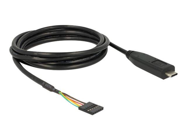 DeLOCK - Kabel USB / seriell - USB-C (M) bis 6-poliges TTL (W)