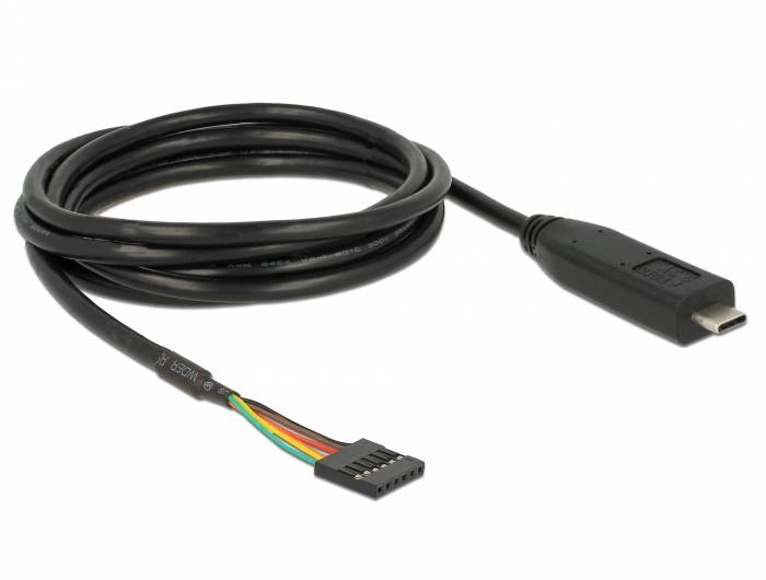 DeLOCK - Kabel USB / seriell - USB-C (M) bis 6-poliges TTL (W)