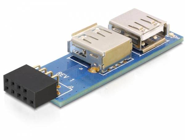 Delock USB Pinheader - USB-Adapter (W) bis USB (W)