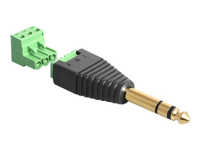 DeLOCK - Audio-Adapter - 3-poliger Anschlussblock (M)