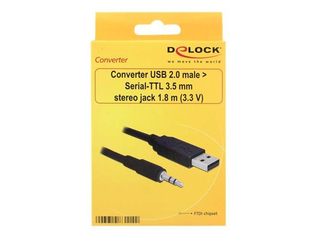 DeLock Converter USB 2.0 > Serial-TTL 3.5 mm stereo jack