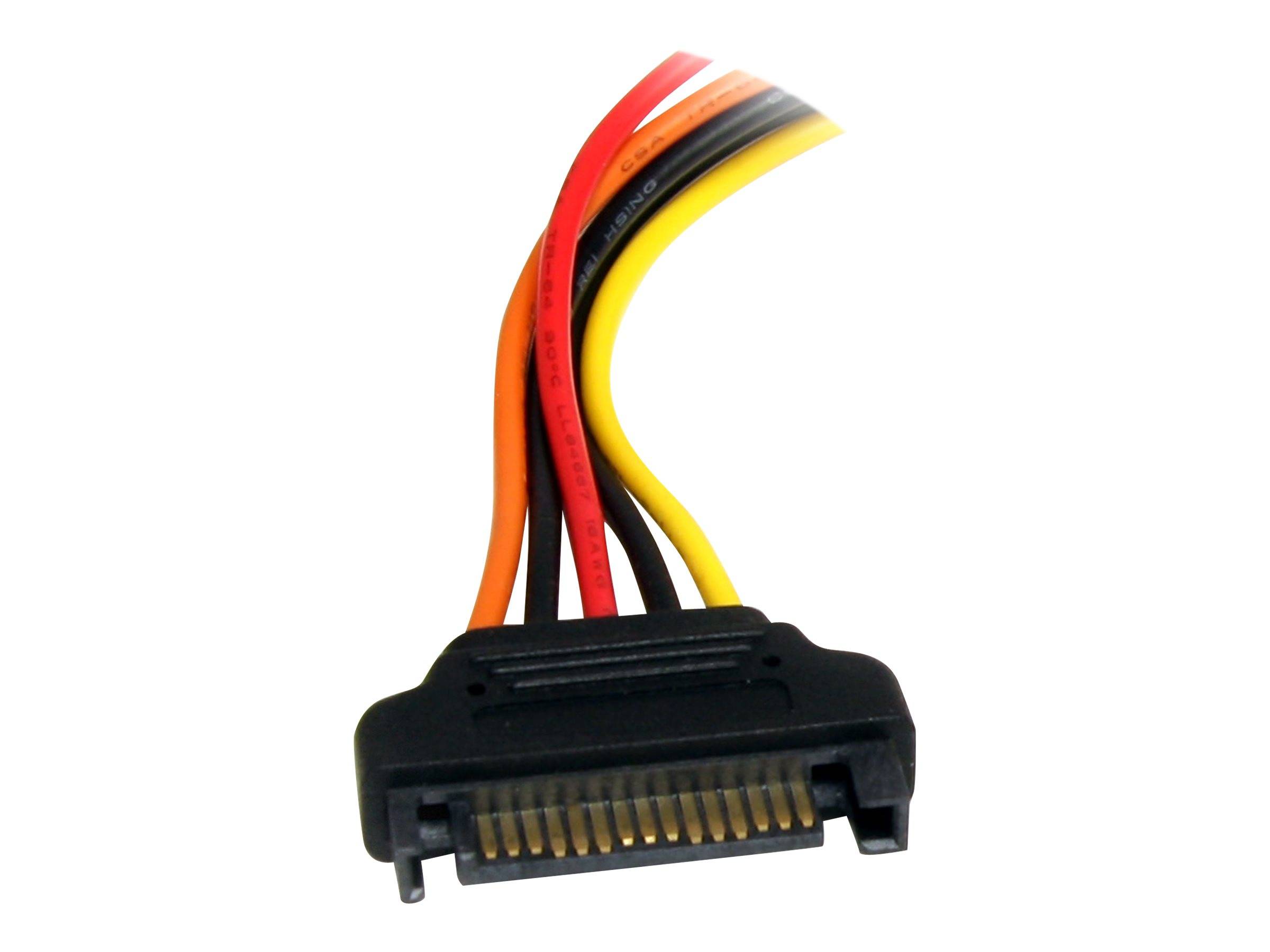 StarTech.com SATA Verlängerung 30cm - S-ATA 15 Pin Stromverlängerung Stecker / Buchse - interne Serial-ATA Stromverlänge