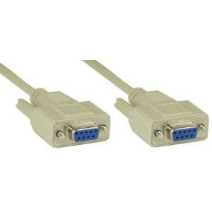INLINE - Serielles Kabel - 9pol Buchse / Buchse - vergossen - 1:1 belegt - 5m
