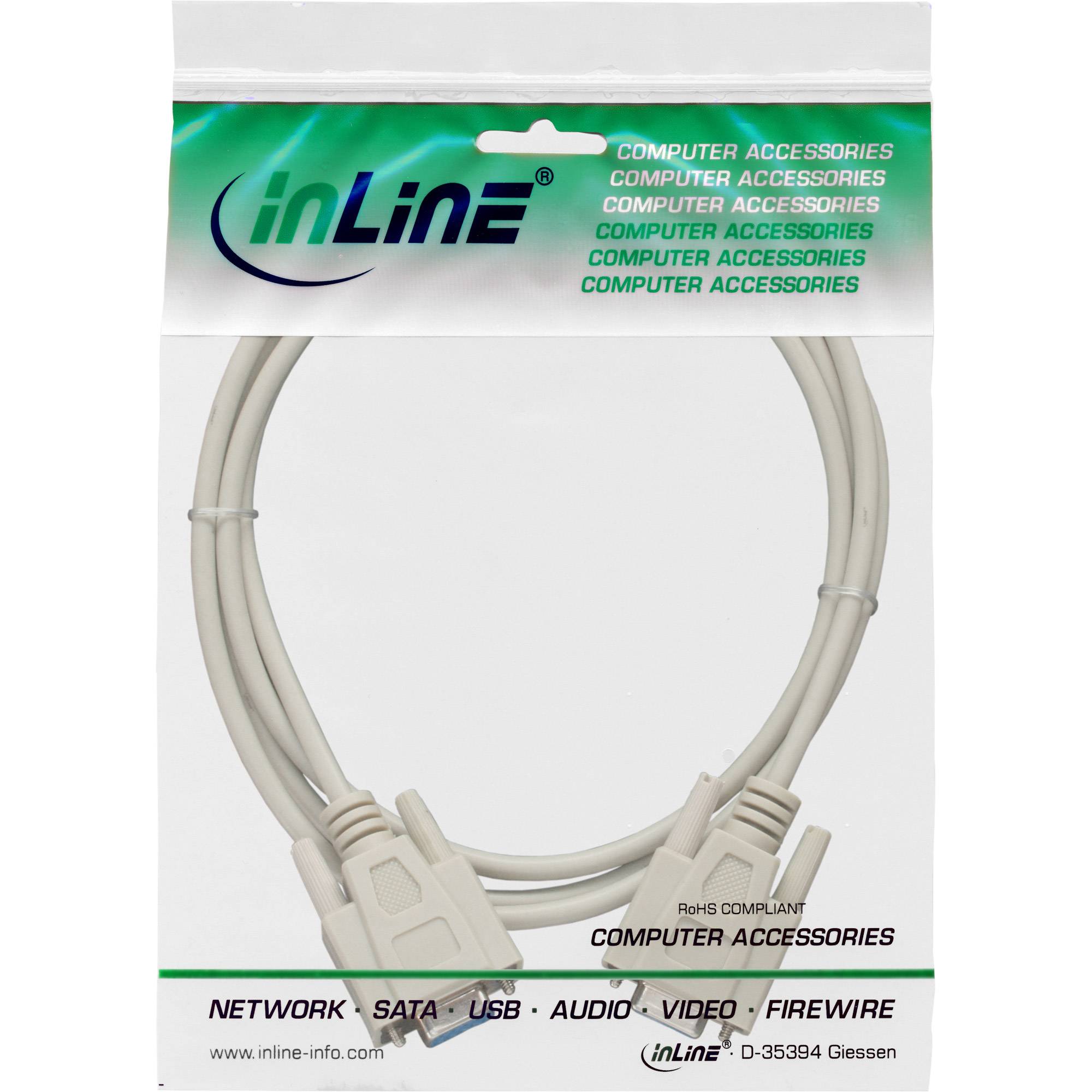 InLine - Kabel seriell - DB-9 (W) bis DB-9 (W)