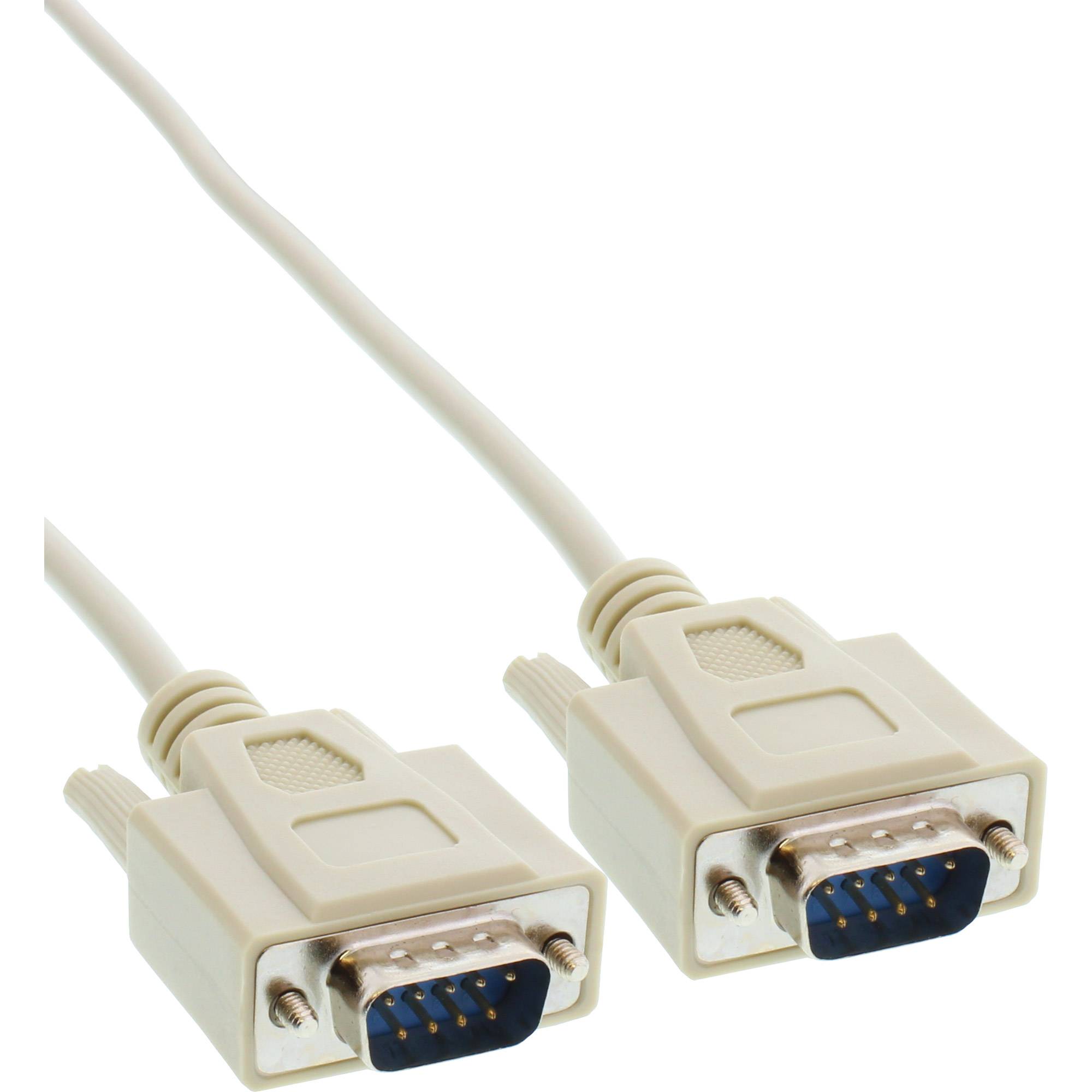 INLINE - Serielles Kabel - 9pol Stecker / Stecker - vergossen - 1:1 belegt - 5m