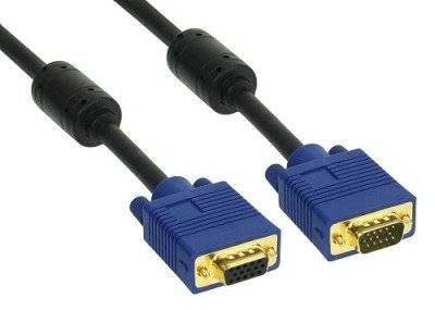 INLINE - S-VGA Kabel Premium - 15pol HD Stecker / Stecker - schwarz - 20m
