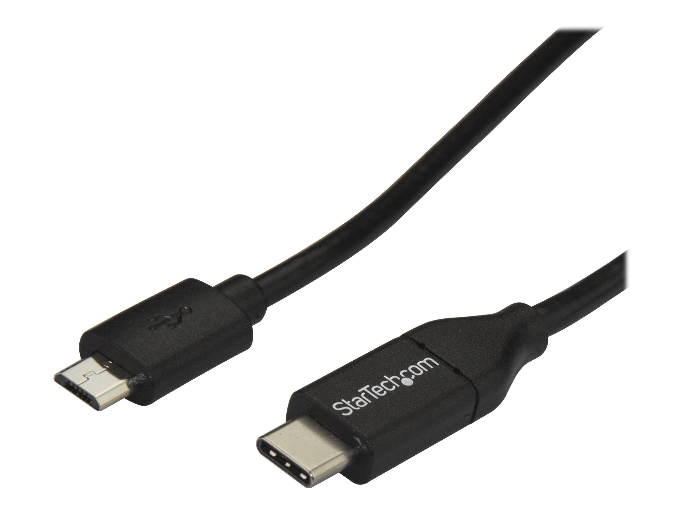 StarTech.com 2m USB-C Micro-B Kabel - USB 2.0 - USB-C auf Micro USB Ladekabel - USB 2.0 Typ C zu Micro B Kabel - Thunder