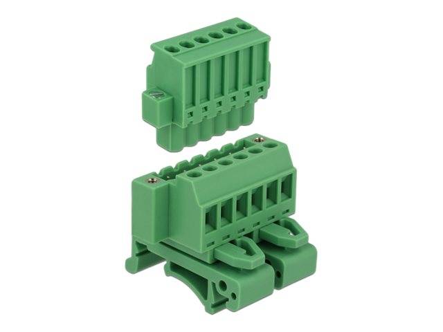DeLOCK - Netzanschlussadapter-Kit - grün