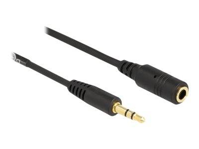 Delock - Audioverlängerungskabel - Stereo Mini-Klinkenstecker männlich bis Stereo Mini-Klinkenstecker weiblich