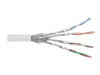 INLINE - Patchkabel Cat.6 S/FTP (PiMf) - weiß - AWG27 - PVC - CU - 100m