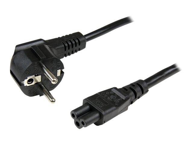 StarTech.com 2 m Laptop Ladekabel, EU Schuko auf C5, 2,5A 250V, 18AWG, Notebook / Laptop Ersatzstromkabel, Laptop Netzte