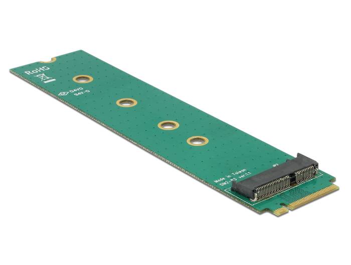 DeLOCK Adapter M.2 Key M male > M.2 Key E slot
