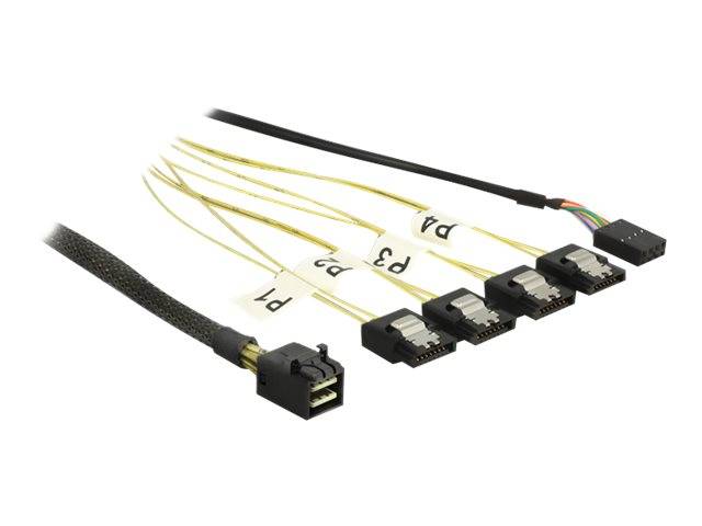 DeLOCK - SATA- / SAS-Kabel - SAS 6Gbit/s - 4x Mini SAS HD (SFF-8643)
