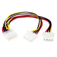 StarTech.com Y-Kabel 4 pin Molex Stecker - Molex Splitter IDE Stromkabel - 2 x LP4 intern - Stromkabel - interne Stromve
