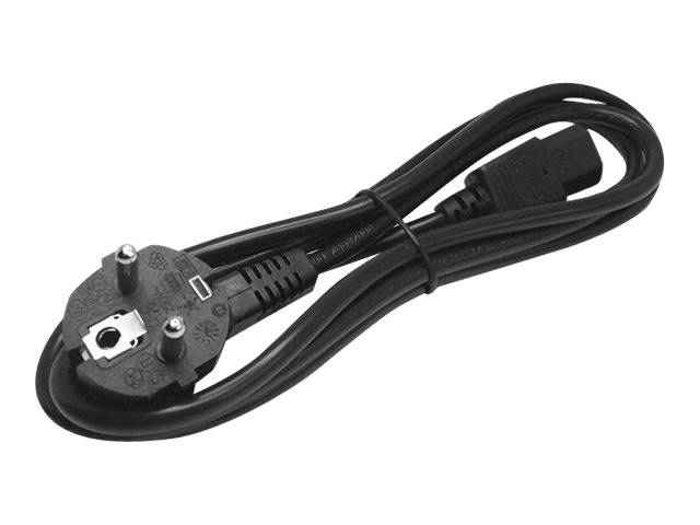 StarTech.com 2 m Computer Stromkabel, 18AWG, EU Schuko auf C13, 10A 250V, Schwarz Ersatz AC Netzkabel, Drucker Stromkabe