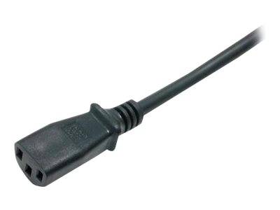 StarTech.com 2 m Computer Stromkabel, 18AWG, EU Schuko auf C13, 10A 250V, Schwarz Ersatz AC Netzkabel, Drucker Stromkabe