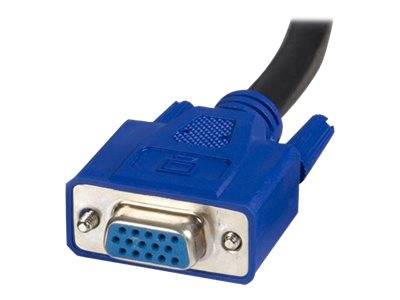 StarTech.com KVM Kabel USB VGA für KVM Switch 1,8m - Kabelsatz für KVM Umschalter 2x USB A/B Stecker 2x VGA Stecker- Oct
