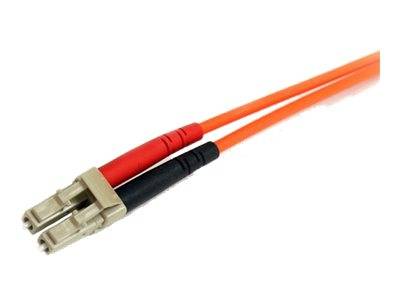StarTech.com 1m Fiber Optic Cable - Multimode Duplex 62.5/125 - LSZH - LC/ST - OM1 - LC to ST Fiber Patch Cable (FIBLCST