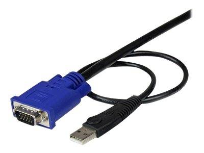 StarTech.com 3m 2-in-1 PS/2 USB KVM Kabel - Kabelsatz für KVM Switch / Umschalter - Video- / USB-Kabel - USB, HD-15 (VGA