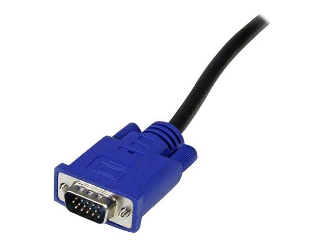 StarTech.com 3m 2-in-1 PS/2 USB KVM Kabel - Kabelsatz für KVM Switch / Umschalter - Video- / USB-Kabel - USB, HD-15 (VGA
