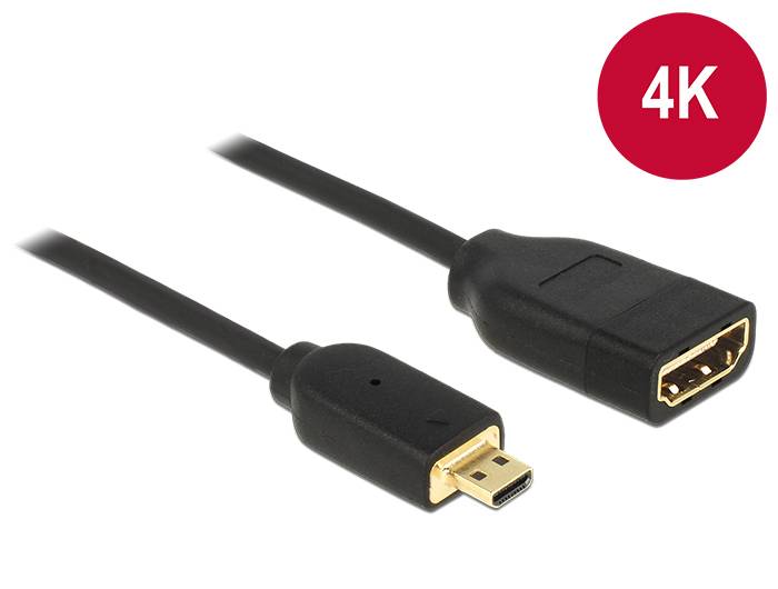 DeLOCK - HDMI-Adapter - HDMI (W) bis mikro HDMI (M)