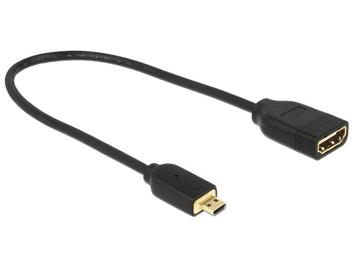 DeLOCK - HDMI-Adapter - HDMI (W) bis mikro HDMI (M)