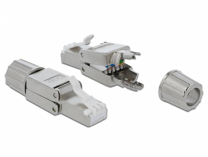 Delock - Netzwerkanschluss - RJ-45 (M) - STP