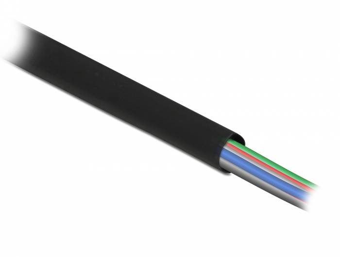 DeLOCK - Schrumpfschlauch - 5 m - Schwarz