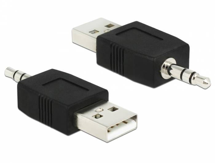 Delock - Ladeadapter - USB männlich bis Stereo Mini-Klinkenstecker männlich
