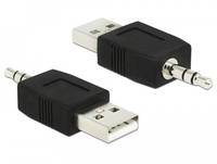 Delock - Ladeadapter - USB männlich bis Stereo Mini-Klinkenstecker männlich