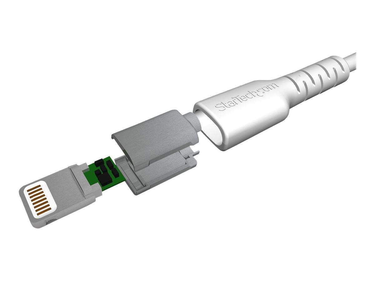 StarTech.com 1m USB-A auf Lightning-Kabel - Hochbelastbare, robuste Aramidfaser - USB Typ-A auf Lightningkabel - Lade-/S