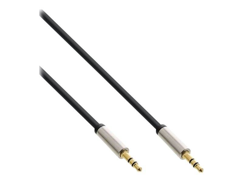 INLINE - Slim Audio Kabel Klinke 3,5mm ST/ST - Stereo - 3m