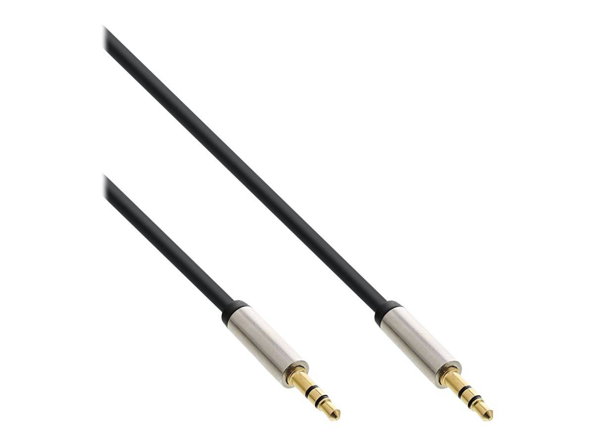 INLINE - Slim Audio Kabel Klinke 3,5mm ST/ST - Stereo - 2m