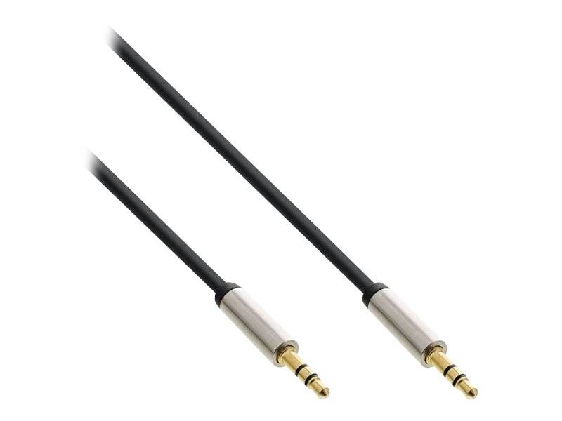 INLINE - Slim Audio Kabel Klinke 3,5mm ST/ST - Stereo - 10m