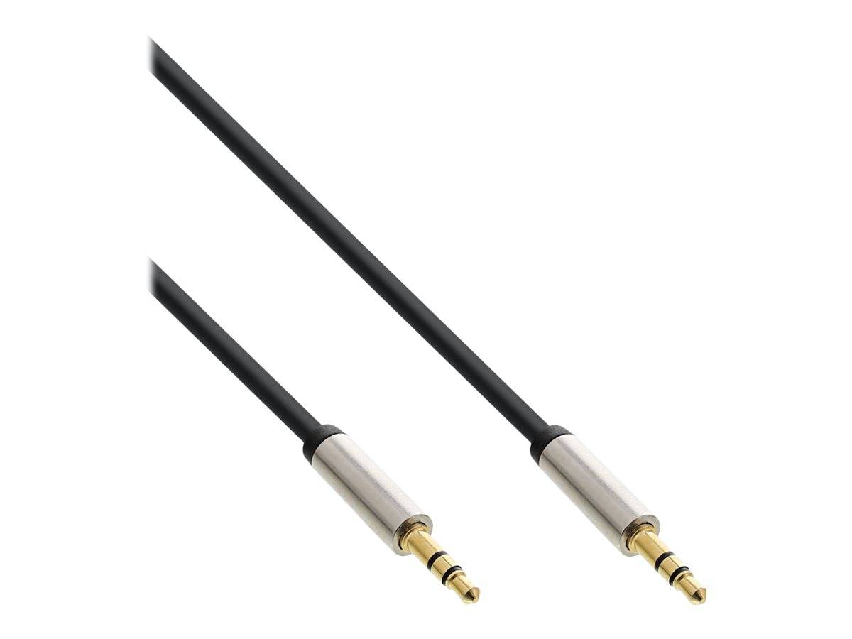 INLINE - Slim Audio Kabel Klinke 3,5mm ST/ST - Stereo - 5m