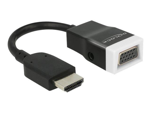 DeLOCK Adapter HDMI-A Stecker > VGA Buchse mit Audio