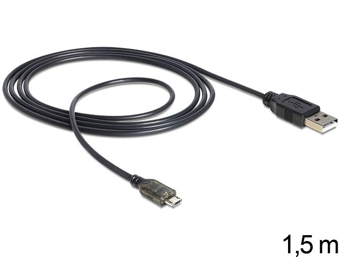 DeLOCK - USB-Kabel - USB (M) bis Micro-USB Typ B (M)