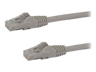 StarTech.com 5m Cat6 Gigabit UTP Patchkabel Snagless - Cat.6 RJ45 Netzwerkkabel mit Schutzmanschette - Grau - St/St - Pa