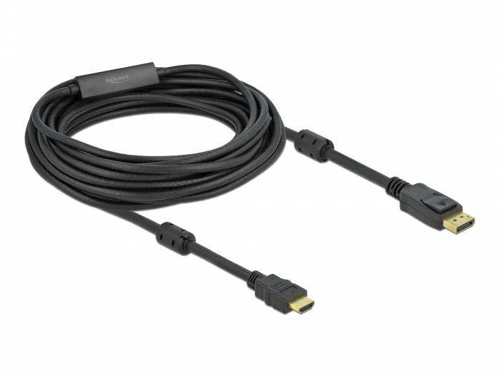 Delock - Adapterkabel - DisplayPort männlich Verriegelung bis HDMI männlich