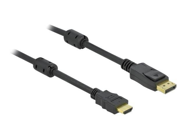 Delock - Adapterkabel - DisplayPort männlich Verriegelung bis HDMI männlich