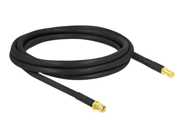 Delock - Antennenkabel - RP-SMA Stecker bis RP-SMA Gefäß