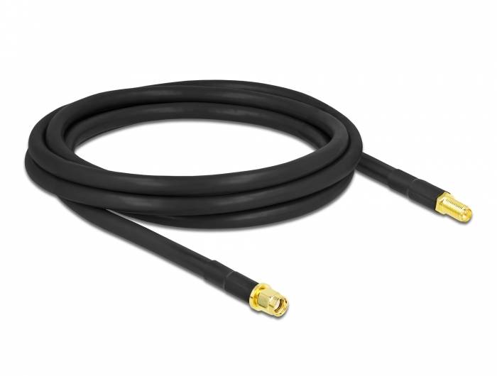 Delock - Antennenkabel - RP-SMA Stecker zu RP-SMA Gefäß
