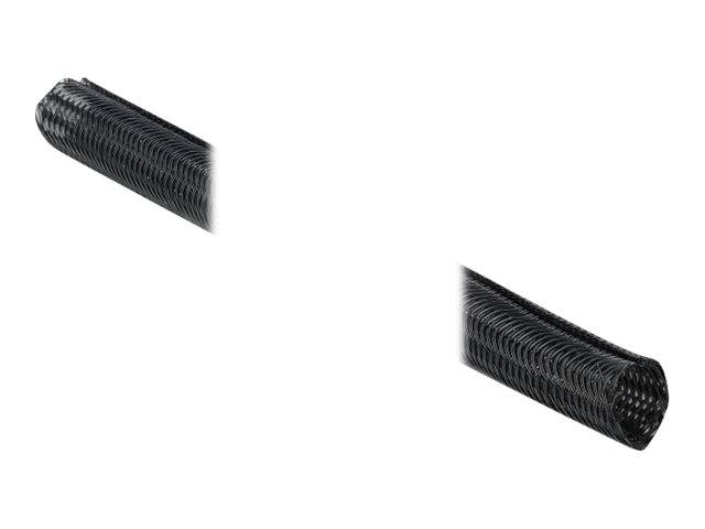 DeLOCK Braided Sleeving with Hook-and-Loop Fastener